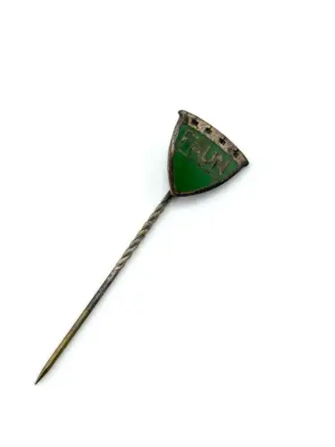 Anstecknadel Faun Fahrzeugbau Unternehmen grün