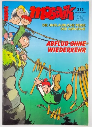 Mosaik Die unglaubliche Reise der Abrafaxe 215 Abflug ohne Wiederkehr 1993