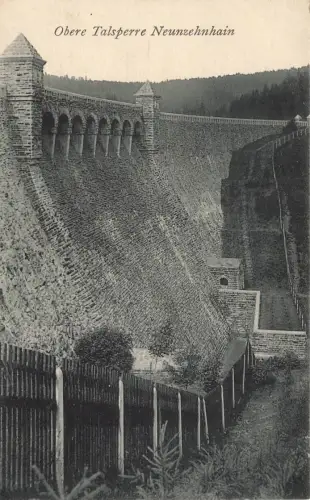 AK Lengefeld Obere Talsperre Neunzehnhain Erzgebirge Sachsen 1928 Postkarte