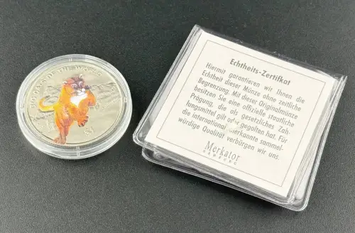 Sierra Leone Big Cats of the World 1$ Puma 2001 Farbmünze