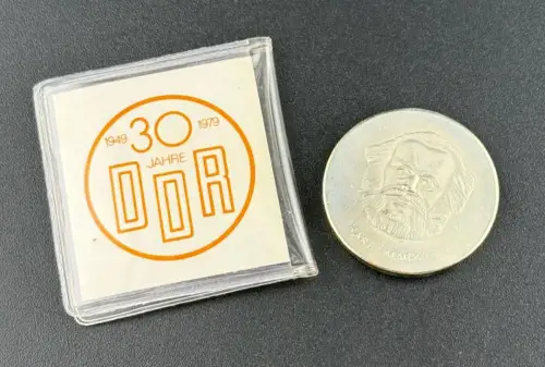 DDR Medaille Karl Marx 1979 30 Jahre DDR