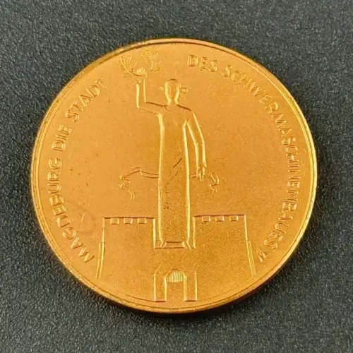 DDR Medaille Schwermaschinenbau Magdeburg 20 Jahre DDR 1969