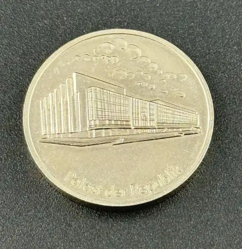 DDR Medaille Palast der Republik Berlin Hauptstadt der DDR