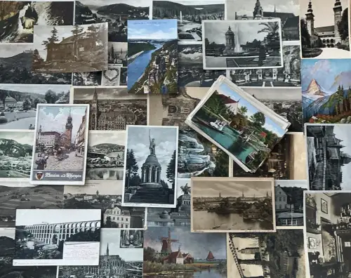 Lot / Konvolut 50 alte AK Postkarten aus Deutschland bis 1945