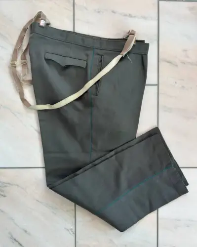 DDR NVA LSK Luftstreitkräfte Uniform Hose Gr. m56 1979 mit Hosenträger