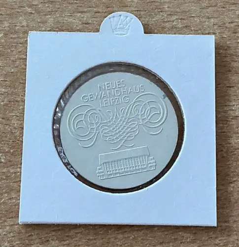 DDR 10 Mark 1982 Gewandhaus Leipzig Silber Münze