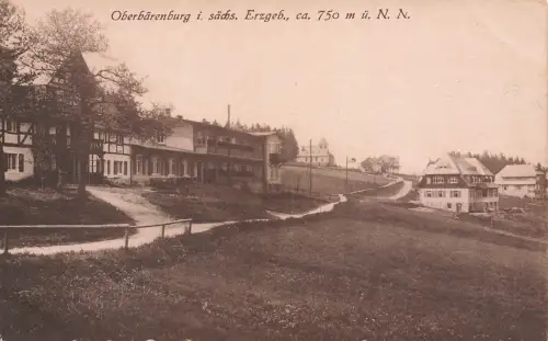 AK Oberbärenburg Helenhof Sachsen Erzgebirge ungelaufen Postkarte