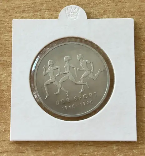 DDR 10 Mark 1988 Der Sport Gedenkmünze