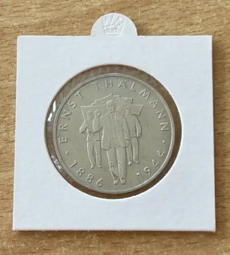 DDR 10 Mark 1986 Ernst Thälmann Gedenkmünze