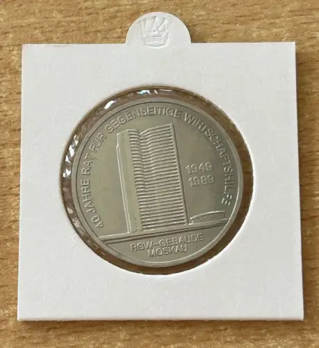 DDR 10 Mark 1989 RGW - Gebäude Moskau Gedenkmünze