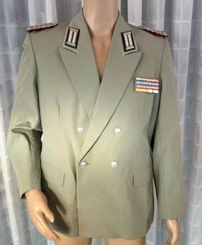DDR NVA Artillerie Gesellschaftsjacke Offizier Major Gr. m52 1980