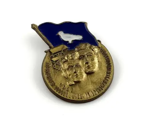 DDR Abzeichen Treffen der 100000 jungen Friedenskämpfer Dortmund 1950