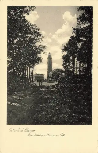 AK Prerow Ostseebad Leuchtturm Darsser Ort Mecklenburg-Vorpommern Postkarte