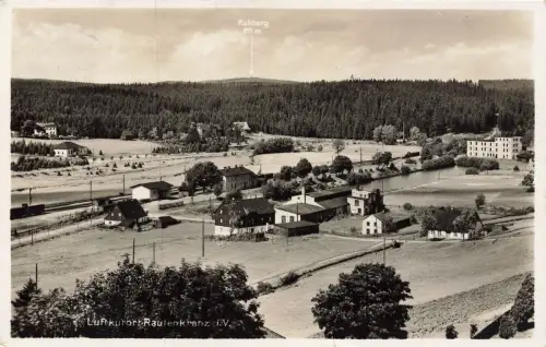 AK Rautenkranz Luftkurort Kuhberg Sachsen Vogtland 1936 gelaufen Postkarte
