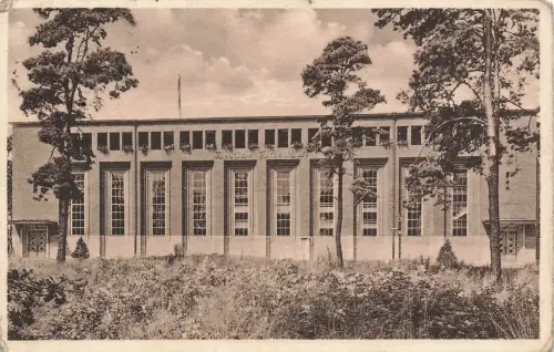 AK Berlin Deutsche Turnschule Berlin Charlottenburg 1935 gelaufen Postkarte