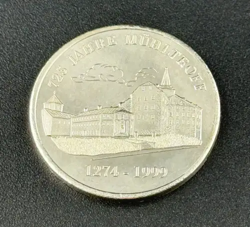 Medaille 750 Jahre Mühltroff Vogtland Sachsen