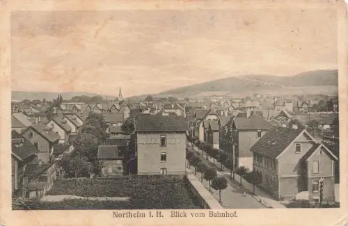 AK Northeim Ortsansicht Niedersachsen 1918 gelaufen Feldpostkarte