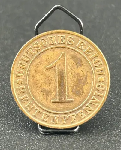 1 Rentenpfennig 1923 F Weimarer Republik
