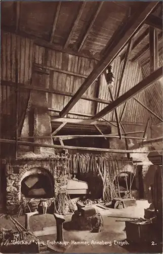AK Annaberg Glückauf Frohnauer Hammer Sachsen Erzgebirge 1926 Postkarte