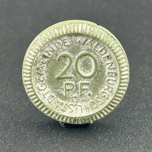 20 Pfennig 1921 Waldenburg Schlesien Notgeld