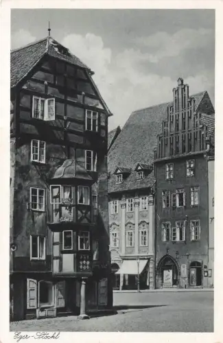 AK Stöck Cheb Egerer Architektur Marktplatz Böhmen ungelaufen Postkarte