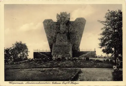 AK Worpswede Niedersachsenstein Niedersachsen ungelaufen Postkarte