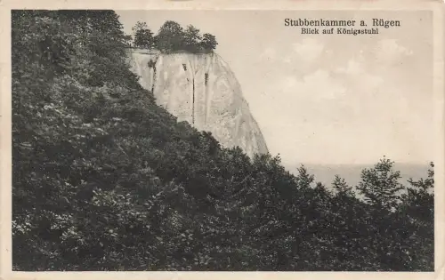 AK Rügen Stubenkammer Königsstuhl Mecklenburg-Vorpommern 1942 gelaufen Postkarte