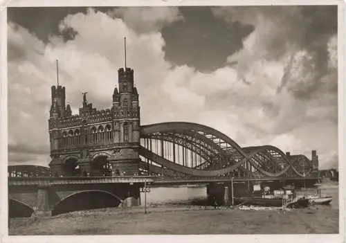 AK Hamburg Elbbrücke Hamburg 1938 gelaufen Postkarte