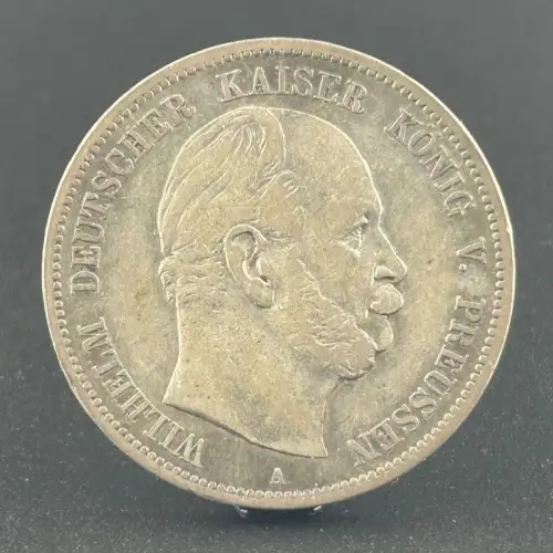 5 Mark Wilhelm I. 1874 A König von Preußen Deutsches Kaiserreich