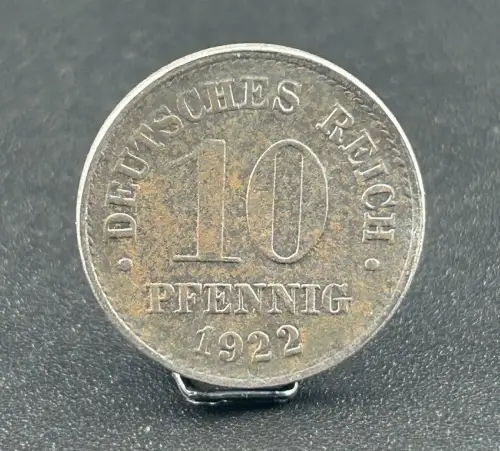 10 Pfennig 1922 E Kaiserreich