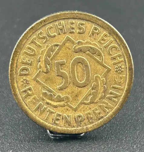 50 Rentenpfennig 1924 A Weimarer Republik