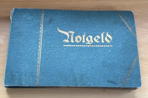 Leer Notgeld Album Sammelalbum Für Geldscheine mit 34 Seiten