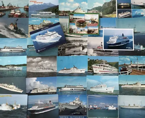 Lot / Konvolut 50 AK Postkarten DDR / BRD / Europa Schiffe ab 1950
