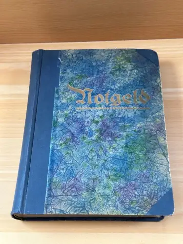 Leer Notgeld Album Sammelalbum Für Geldscheine mit 60 Seiten