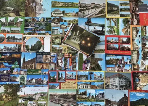 Lot / Konvolut 100 AK Postkarten DDR Deutschland bunt ab 1950