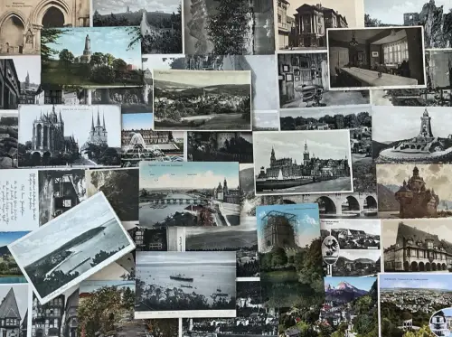 Lot / Konvolut 50 alte AK Postkarten aus Deutschland bis 1945