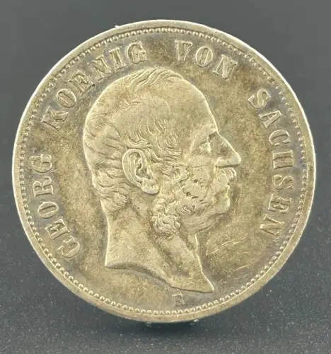 5 Mark Georg König von Sachsen 1904 E Deutsches Kaiserreich