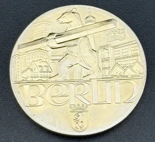 DDR Medaille 40 Jahre DDR Berlin Kulturbund 1949-1989 silberfarben