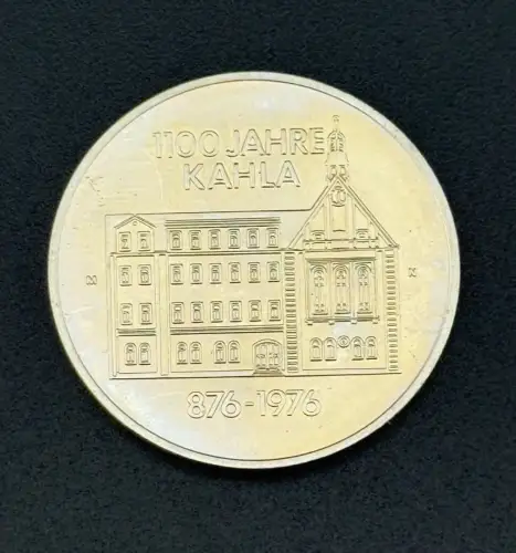 DDR Gedenkmedaille 1100 Jahre Kahla 876-1976
