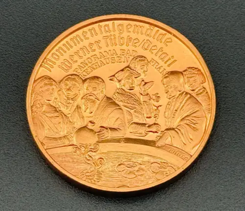 DDR Medaille Panorama Museum Bad Frankenhausen Werner Tübke Monumentalgebäude