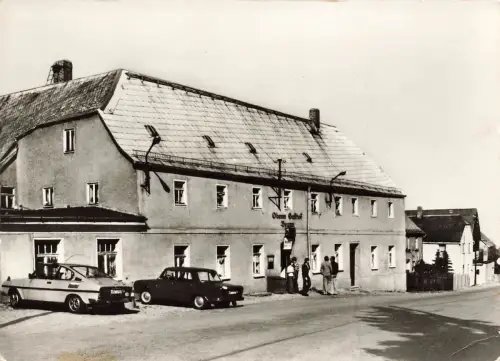 DDR AK Reichenbach Oberer Gasthof Brunn Sachsen Vogtland Postkarte