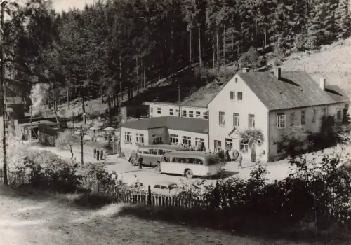 DDR AK Großrückerswalde Betriebsferienheim Schindelbachmühle Sachsen 1959
