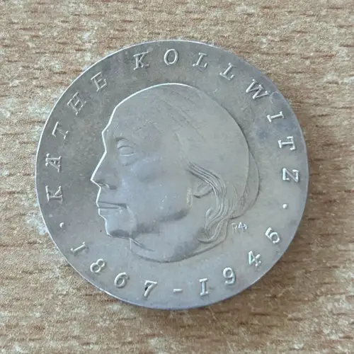 DDR 10 Mark 1967 Käthe Kollwitz Silber Münze