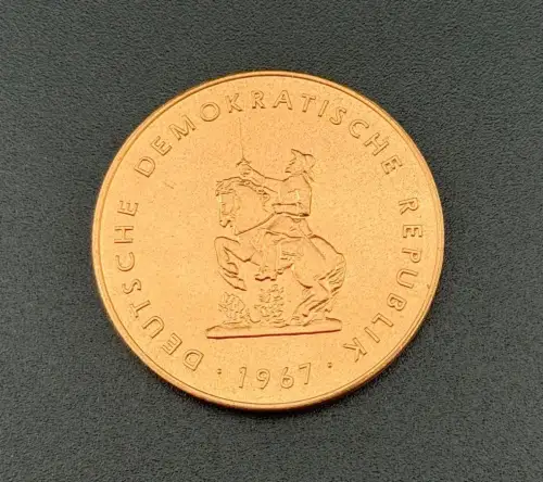 DDR Medaille Lützen Gustav Adolf Kapelle 1967