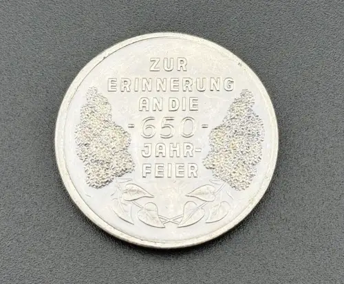 DDR Medaille Friesack Zur Erinnerung an die 650 Jahrfeier 1327-1977