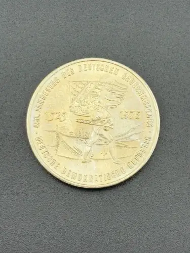 DDR Medaille 450. Jahrestag Deutscher Bauernkrieg Thomas Müntzer 1975