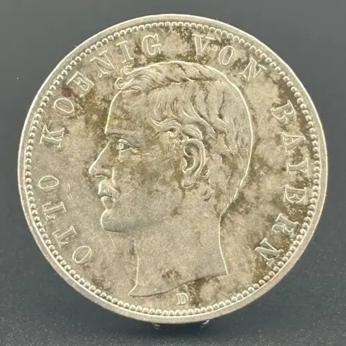 5 Mark Otto 1913 D König von Bayern Deutsches Kaiserreich