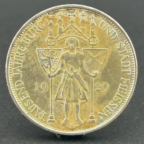 3 Reichsmark Meißen 1000 Jahre Burg und Stadt 1929 E Weimarer Republik
