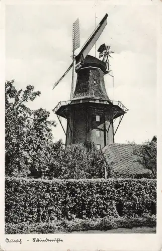 AK Aurich Stiftsmühle Niedersachsen 1940 gelaufen Postkarte