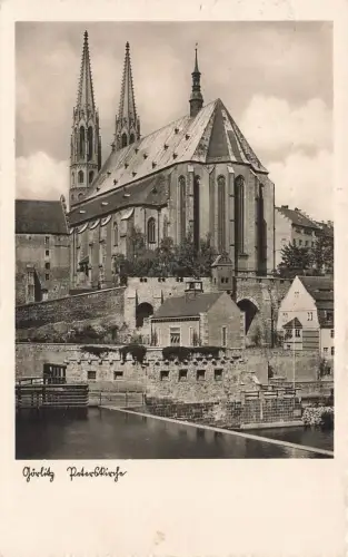 AK Görlitz St. Peterskirche Sachsen 1939 gelaufen Postkarte